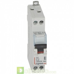 Disjoncteur DX3 1P+NG C2 6000A/10KA 407693 Legrand