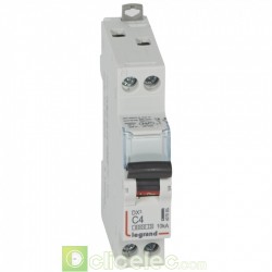 Disjoncteur DX3 1P+NG C4 6000A/10KA 407695 Legrand