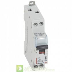 Disjoncteur DX3 1P+NG C8 6000A/10KA 407697 Legrand