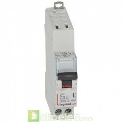 Disjoncteur DX3 1P+NG C0,5 6000A/10KA AUTO 407705 Legrand