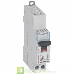 Disjoncteur DX3 1P+NG C20 6000A/10KA AUTO 407715 Legrand