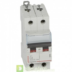 Disjoncteur DX3 2P C4 6000A/10KA 407779 Legrand