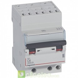 Disjoncteur DX3 3P C6 6000A/10KA AUTO 407843 Legrand