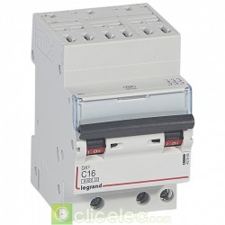 Disjoncteur DX3 3P C16 6000A/10KA AUTO 407845 Legrand