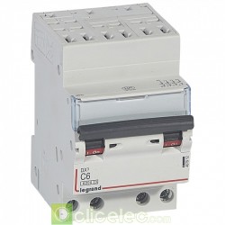 Disjoncteur DX3 4P C6 6000A/10KA AUTO 407912 Legrand