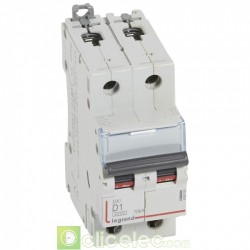 Disjoncteur DX3 2P D1 6000A/10KA 408008 Legrand