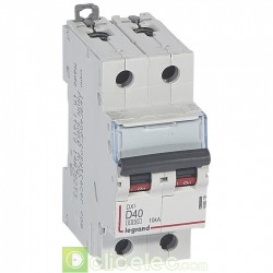 Disjoncteur DX3 2P D40 6000A/10KA 408019 Legrand