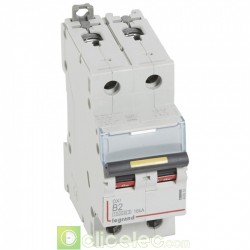 Disjoncteur DX3 2P B2 10000A/16KA 408953 Legrand