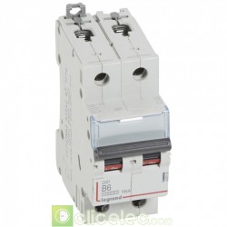 Disjoncteur DX3 2P B6 10000A/16KA 408956 Legrand