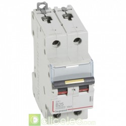 Disjoncteur DX3 2P B25 10000A/16KA 408961 Legrand