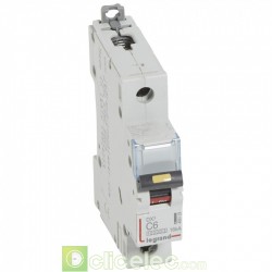 Disjoncteur DX3 1P C6 10000A/16KA 409129 Legrand