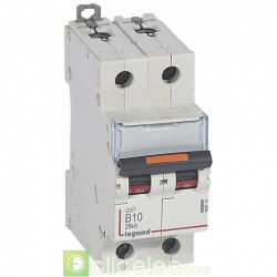 Disjoncteur DX3 2P B10 25KA 409715 Legrand