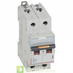 Disjoncteur DX3 2P B32 25KA 409719 Legrand