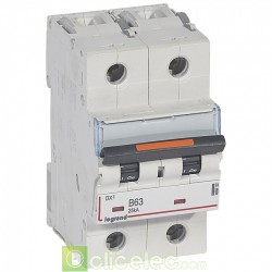 Disjoncteur DX3 2P B63 25KA 409722 Legrand