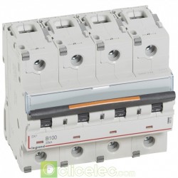 Disjoncteur DX3 4P B100 25KA 409750 Legrand