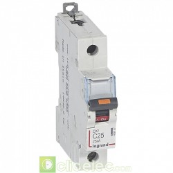 Disjoncteur DX3 1P C25 25KA 409757 Legrand