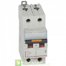 Disjoncteur DX3 2P C16 25KA 409768 Legrand