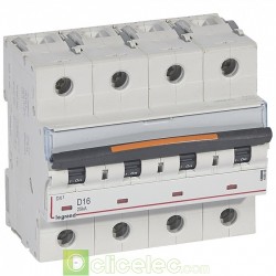 Disjoncteur DX3 4P D16 25KA 409846 Legrand