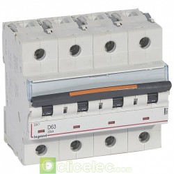 Disjoncteur DX3 4P D63 25KA 409852 Legrand