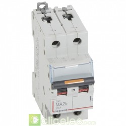 Disjoncteur DX3 2P MA25 25KA 409873 Legrand