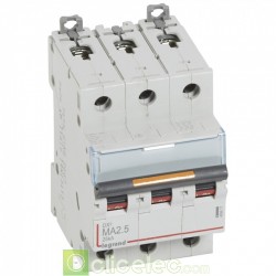 Disjoncteur DX3 3P MA2.5 25KA 409877 Legrand