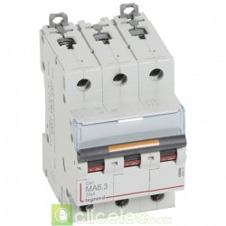 Disjoncteur DX3 3P MA6.3 25KA 409879 Legrand