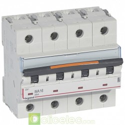 Disjoncteur DX3 4P MA16 25KA 409892 Legrand