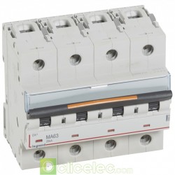 Disjoncteur DX3 4P MA63 25KA 409895 Legrand