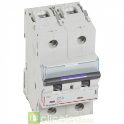 Disjoncteur DX3 2P C10 50KA 410147 Legrand